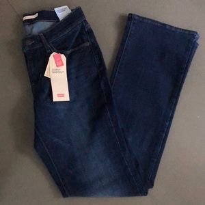Levi’s women’s sculpt bootcut curvy jeans